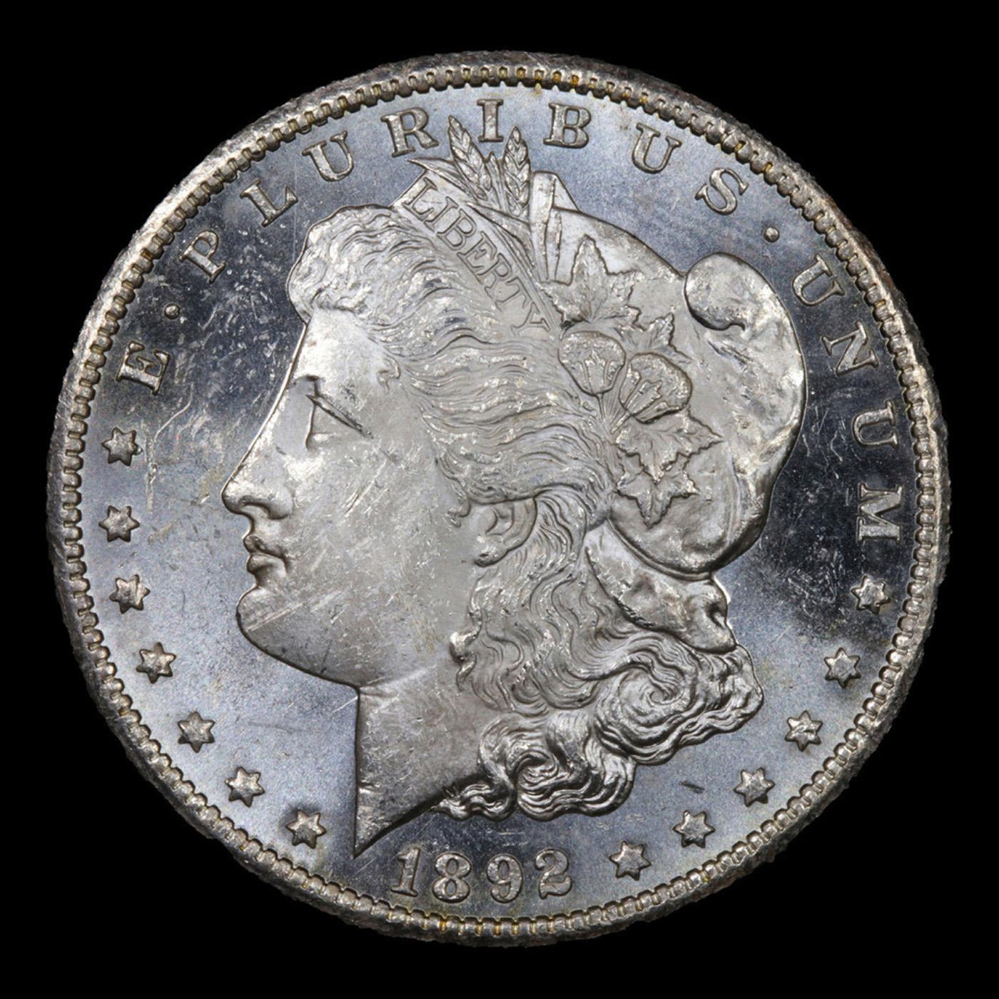 ***Auction Highlight*** 1892-cc /cc vam 4 Morgan Dollar $1 Graded ms63 DMPL By SEGS (fc)