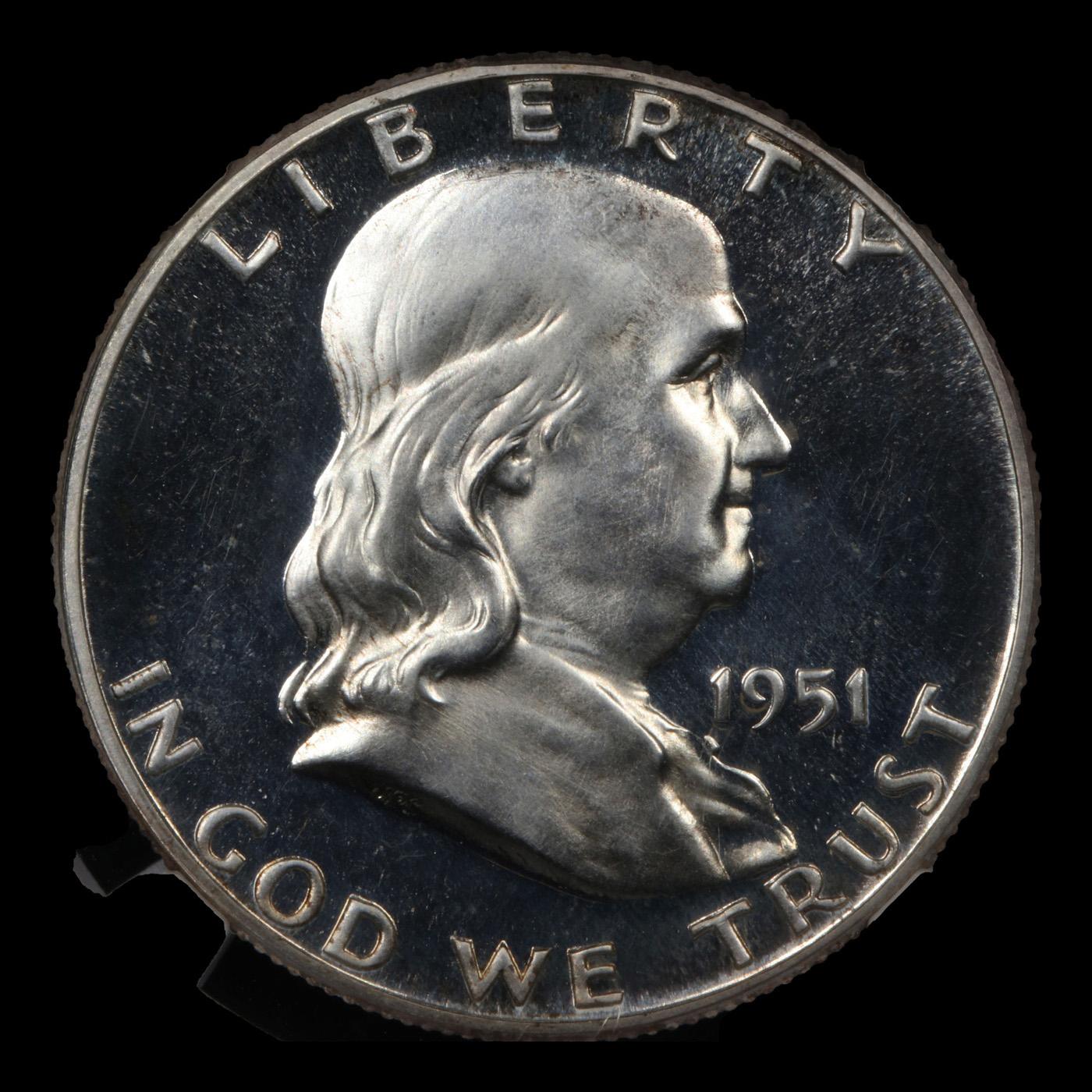Proof ***Auction Highlight*** NGC 1951 Franklin Half Dollar 50c Graded pr65 CAM By NGC (fc)