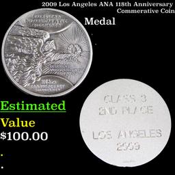 2009 Los Angeles ANA 118th Anniversary Commerative Coin Grades
