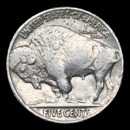 1937-p Buffalo Nickel 5c Grades xf+