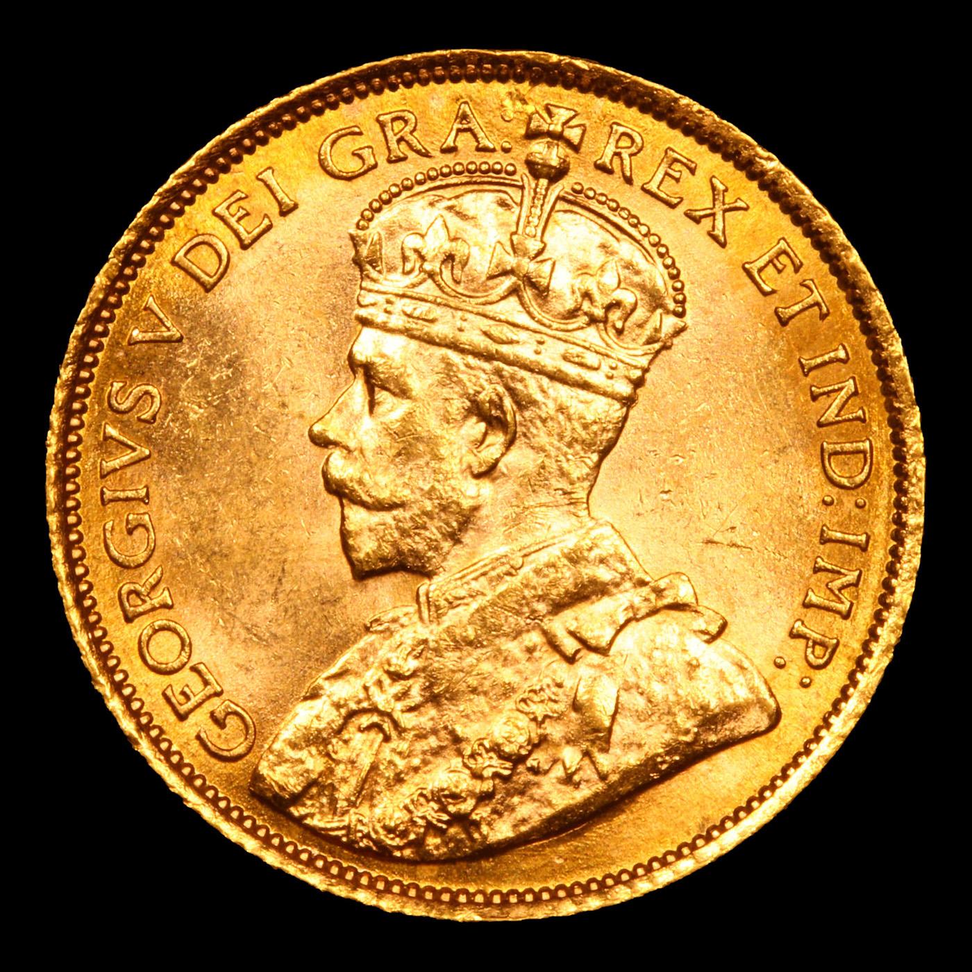 ***Auction Highlight*** 1912 $5 Gold Canadian Grades Select Unc (fc)