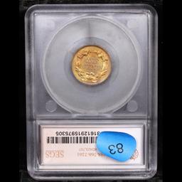 ***Auction Highlight*** 1857 TOP POP! Flying Eagle Cent 1c Graded ms66+ By SEGS (fc)