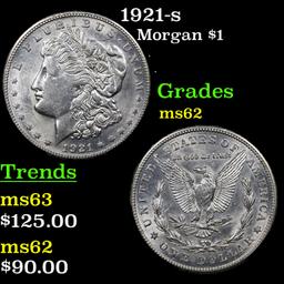 1921-s Morgan Dollar $1 Grades Select Unc