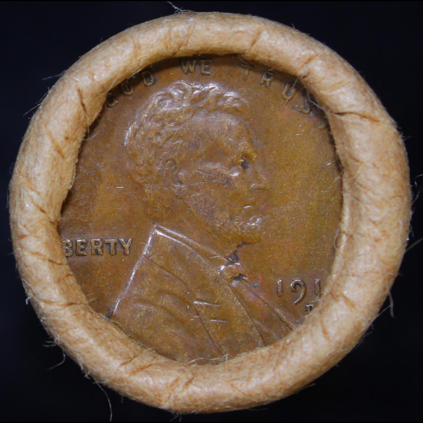 Mixed small cents 1c orig shotgun roll Brandt McDonalds, 1919-d Wheat Cent, 1892 Indian Cent other
