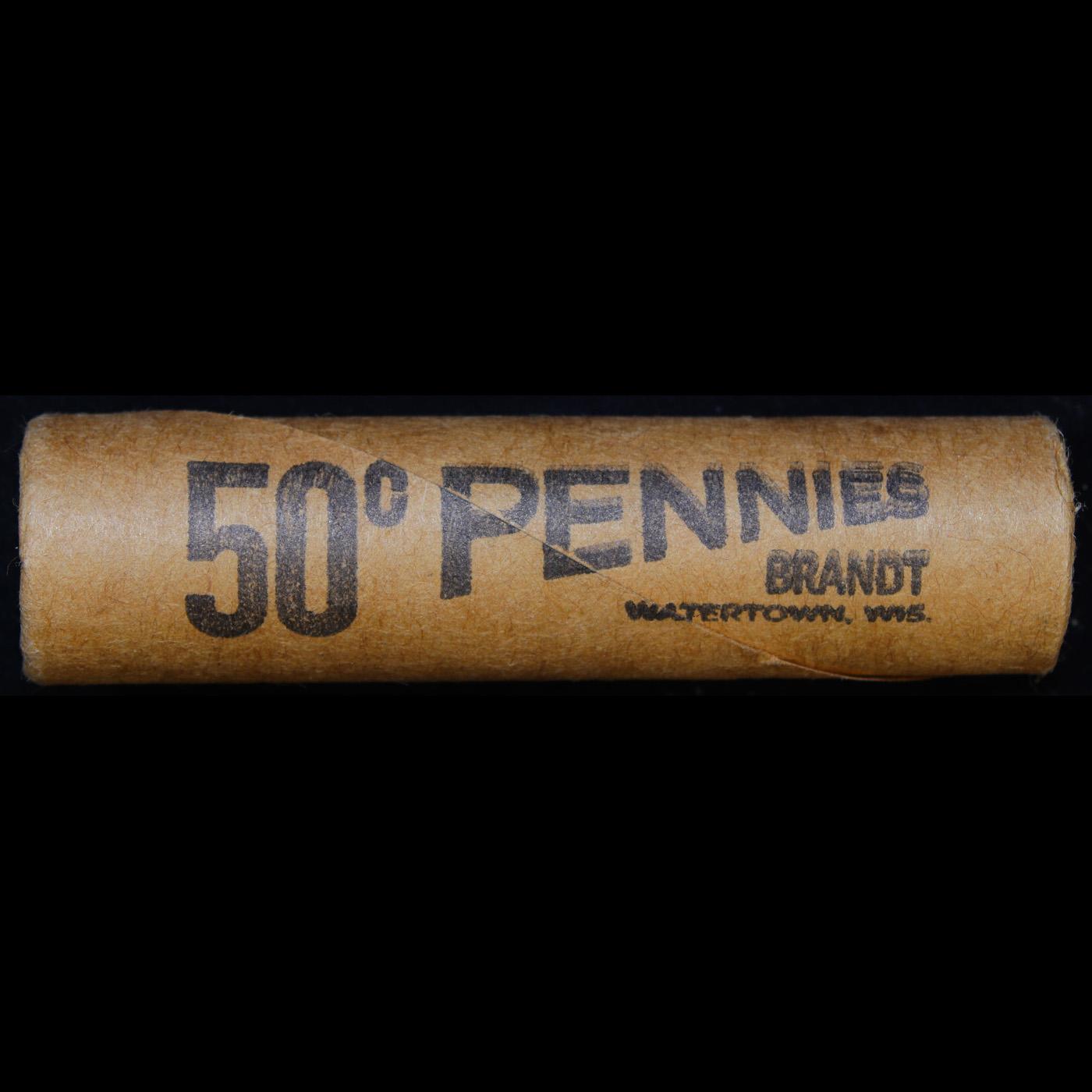 Mixed small cents 1c orig shotgun roll Brandt McDonalds, 1919-d Wheat Cent, 1892 Indian Cent other