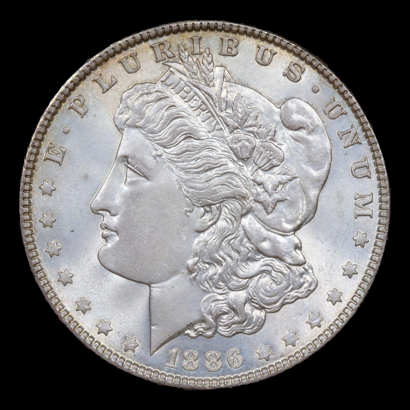1886-p Morgan Dollar $1 Grades GEM Unc