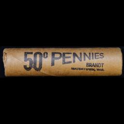 Mixed small cents 1c orig shotgun roll Brandt McDonalds, 1931-d Wheat Cent, 1883 Indian Cent other