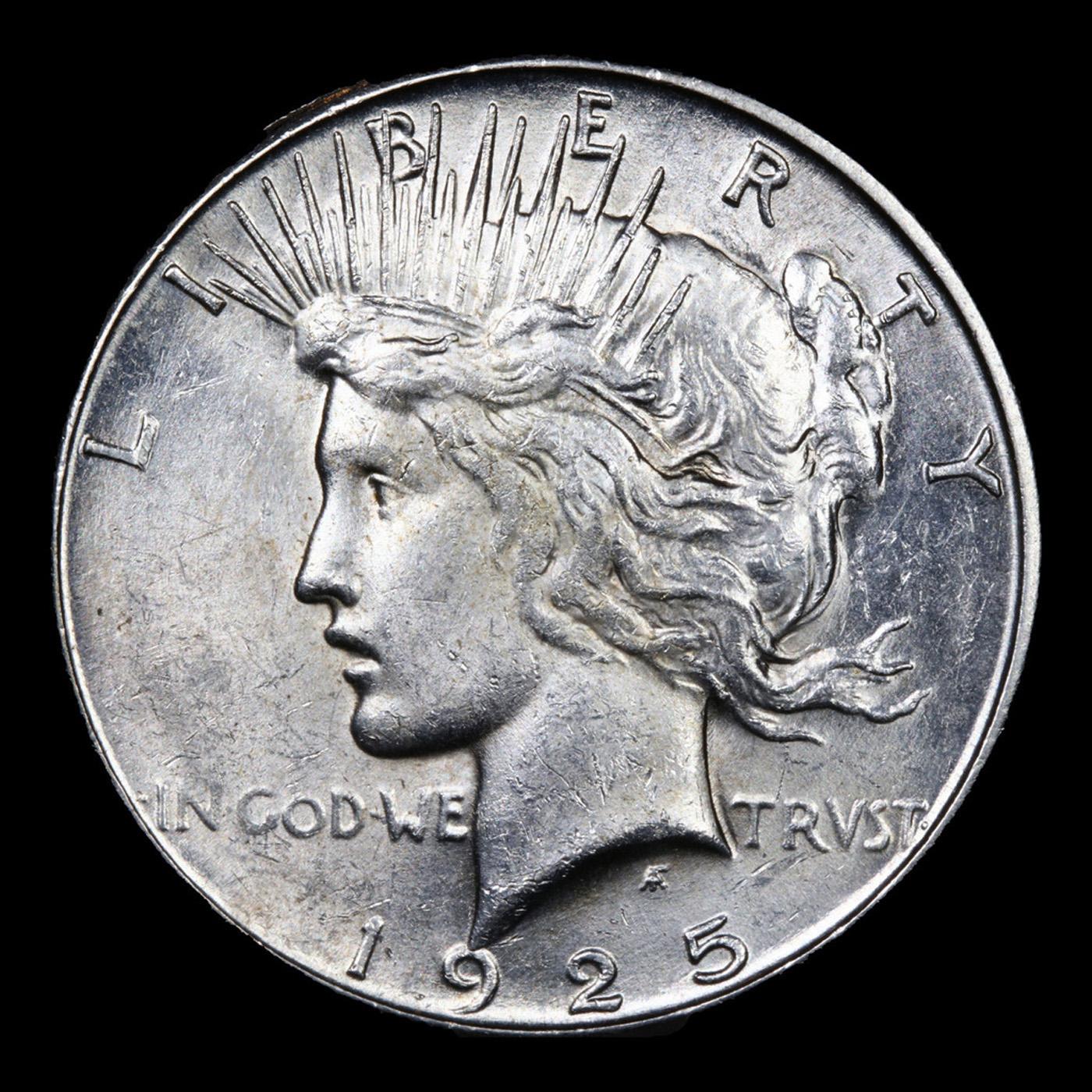 1925-s Peace Dollar vam 5 I3 R4 $1 Grades Select Unc