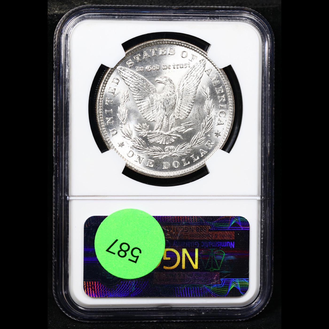 ***Auction Highlight*** NGC 1887-p Morgan Dollar $1 Graded ms66 BY NGC (fc)