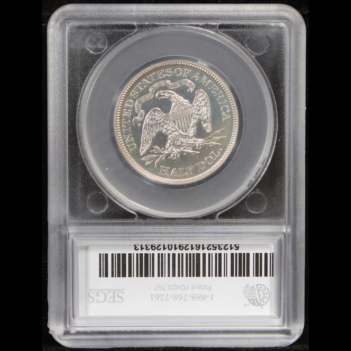 ***Auction Highlight***Proof 1874 Arrows Seated Half Dollar Near TOP POP! 50c Graded pr66 CAM By SE