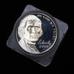 Full 5c proof roll, 2006-s Jefferson nickels