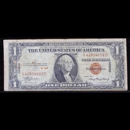 1935A $1 Silver Certificate Hawaii WWII Emergency Currency Grades f+