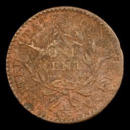 ***Auction Highlight*** 1794 Flowing Hair large cent S-32 R-3 1c Graded vf25 details By SEGS (fc)