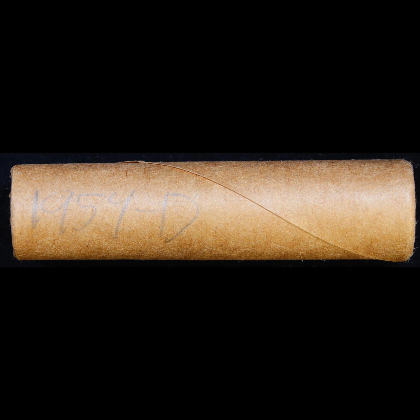 Shotgun Lincoln 1c roll, 1954-d 50 pcs Brandt Wrapper