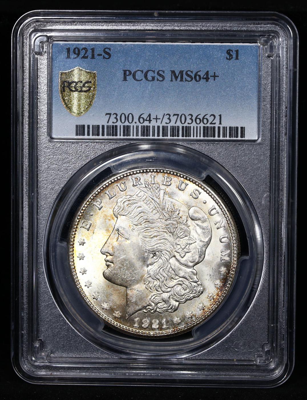 ***Auction Highlight*** PCGS 1921-s Morgan Dollar $1 Graded ms64+ By PCGS (fc)