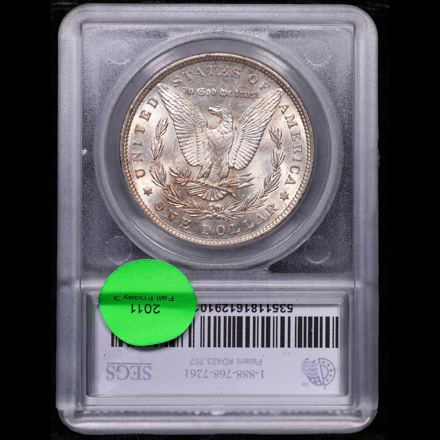 1896-p Morgan Dollar Mint Error $1 Graded ms64 By SEGS