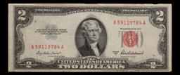 1953A $2 Red Seal United States Note Grades vf++
