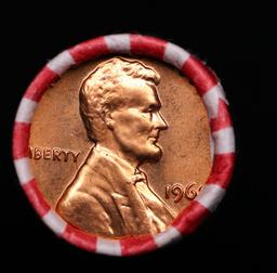 Shotgun Lincoln 1c roll, 1968-d 50 pcs Bank Wrapper.