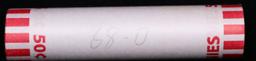 Shotgun Lincoln 1c roll, 1968-d 50 pcs Bank Wrapper.
