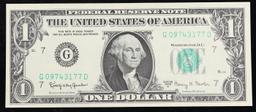 2x Consecutive 1963A $1 Federal Reserve Notes (Chicago, IL), All CU! Grades Gem+ CU