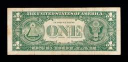 1957A $1 Blue Seal Silver Certificate Grades vf+