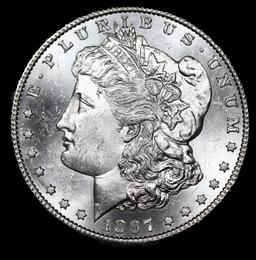 ***Auction Highlight*** 1897-s Morgan Dollar $1 Graded ms66 By SEGS (fc)