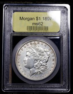 ***Auction Highlight*** 1897-o Morgan Dollar 1 Graded Select Unc BY USCG (fc)