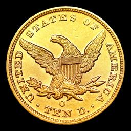 ***Auction Highlight*** 1847-o Gold Liberty Eagle $10 Graded ms62 details By SEGS (fc)