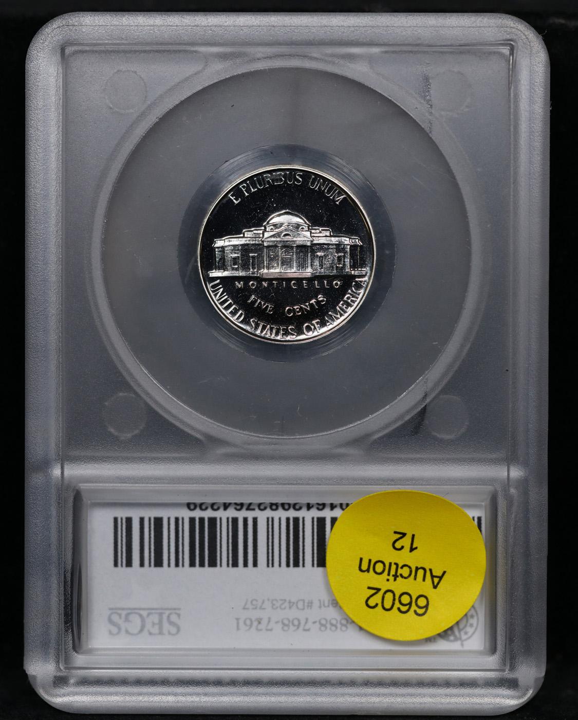 Proof ***Auction Highlight*** 1953 Jefferson Nickel TOP POP! 5c Graded pr69 BY SEGS (fc)