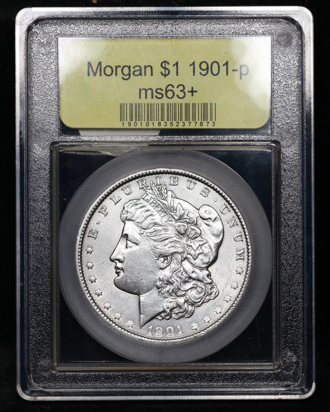 ***Auction Highlight*** 1901-p Morgan Dollar $1 Graded Select+ Unc By USCG (fc)