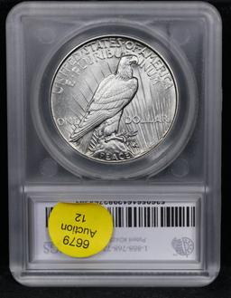 ***Auction Highlight*** 1934-p Peace Dollar $1 Graded ms65 By SEGS (fc)