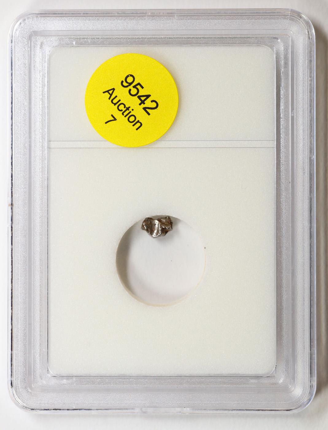 Authentic Meteorite Space Rock Campo Del Cielo Argentina, Discovered 1576 AD Graded By INB