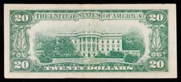 1950B $20 Green Seal Federal Reserve Note Grades Choice AU