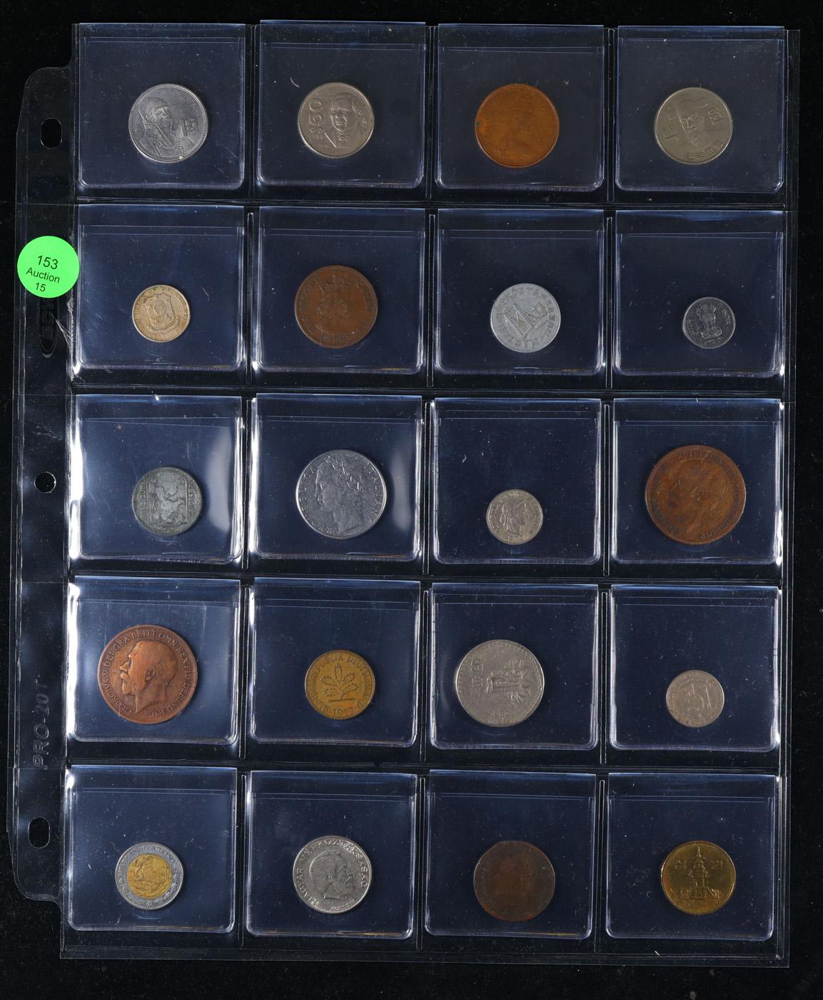 20 Great Coins of the World, hand selected, many trend high, every lot guaranteed to contain Silver.