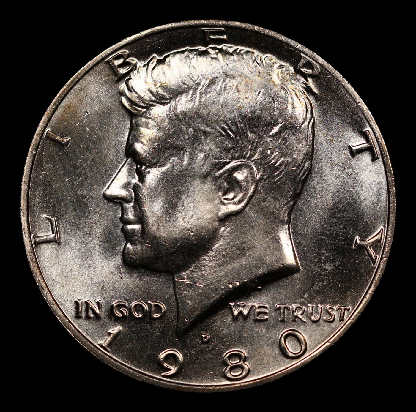 1980-d Kennedy Half Dollar 50c Grades GEM+ Unc