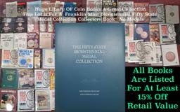 Empty Franklin Mint Bicentennial Fifty State Medal Collection Collectors Book - No Medals
