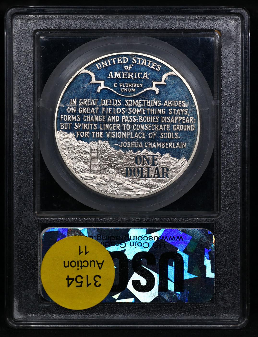 Proof 1995-s Civil War Modern Commem Dollar 1 Graded GEM++ Proof Deep Cameo By USCG