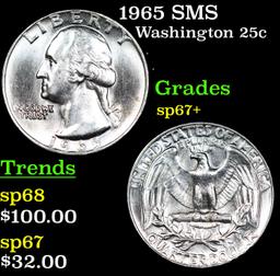 1965 SMS Washington Quarter 25c Grades .