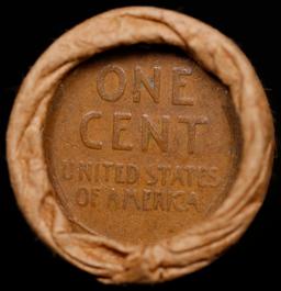 Lincoln Wheat Cent 1c Mixed Roll Orig Brandt McDonalds Wrapper, 1918-d end, Wheat other end