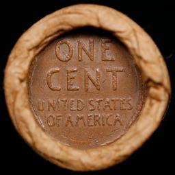 Lincoln Wheat Cent 1c Mixed Roll Orig Brandt McDonalds Wrapper, 1919-s end, Wheat other end