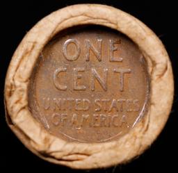 Lincoln Wheat Cent 1c Mixed Roll Orig Brandt McDonalds Wrapper, 1919-d end, Wheat other end