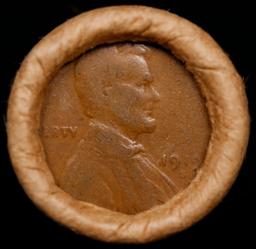 Lincoln Wheat Cent 1c Mixed Roll Orig Brandt McDonalds Wrapper, 1919-s end, Wheat other end