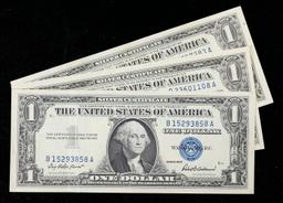 Complete $1 Blue Seal Silver Certificate Grades CU!