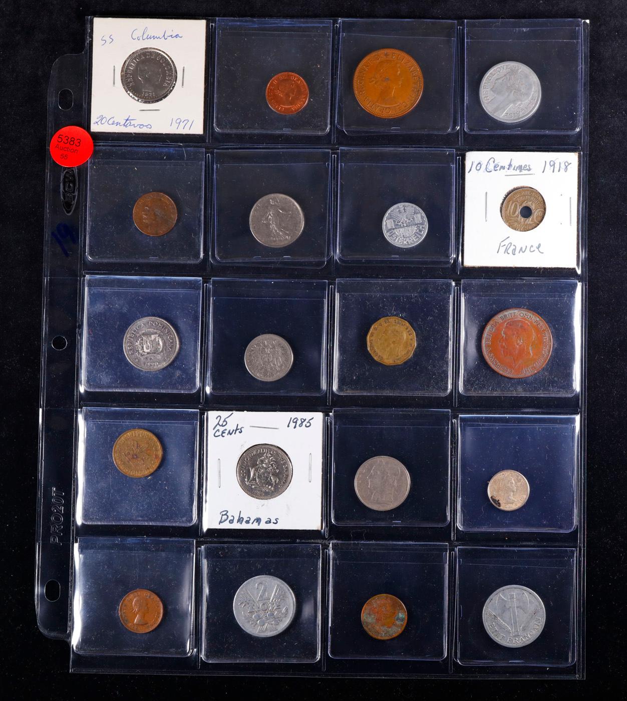 20 Great Coins of the World, hand selected, many trend high, every lot guaranteed to contain Silver.