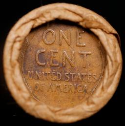 Lincoln Wheat Cent 1c Mixed Roll Orig Brandt McDonalds Wrapper, 1918-d end, Wheat other end