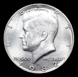 1982-p Kennedy Half Dollar 50c Grades GEM+ Unc