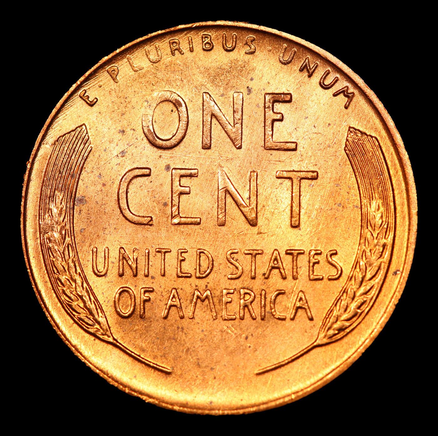 1957-d Lincoln Cent 1c Grades GEM++ Unc RD