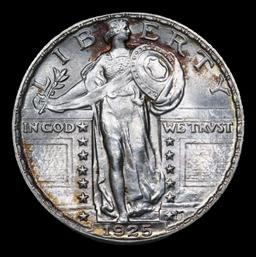 ***Auction Highlight*** 1925-p Standing Liberty Quarter Near Top Pop! 25c Graded ms66+ FH By SEGS (f