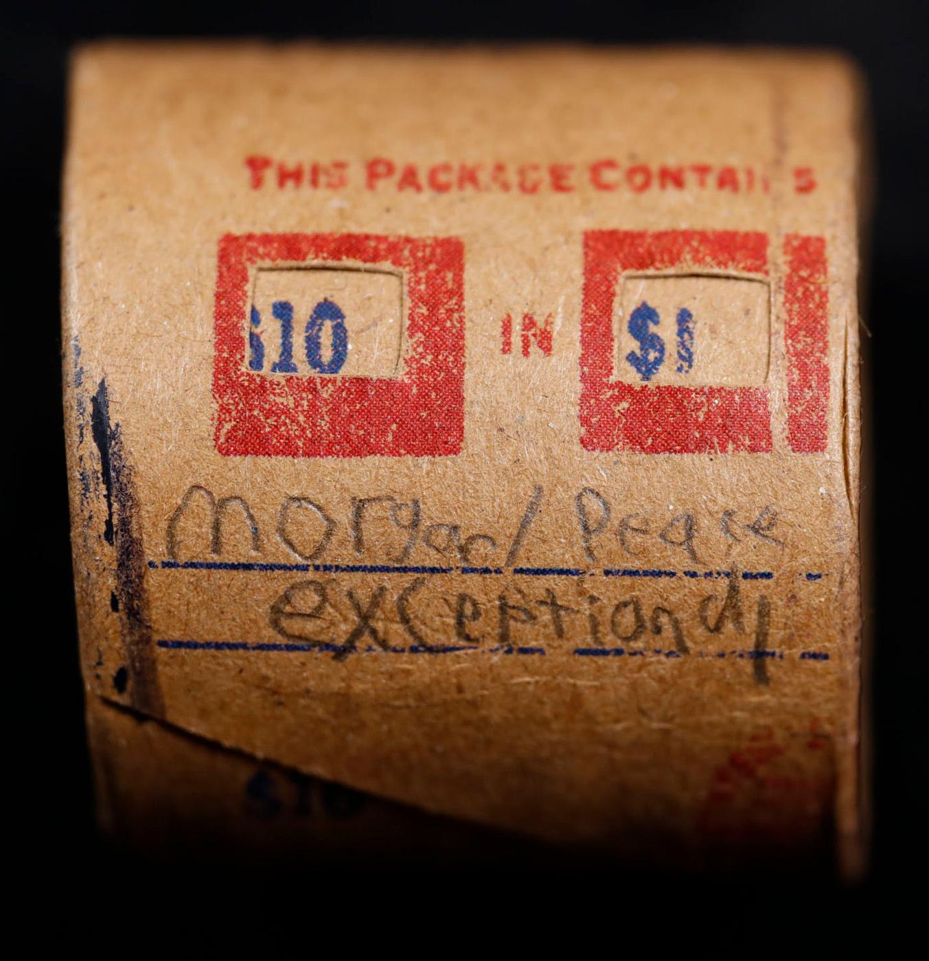 *EXCLUSIVE* x10 Mixed Covered End Roll! Marked "Morgan/Peace Exceptional"! - Huge Vault Hoard  (FC)