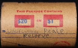 *EXCLUSIVE* Hand Marked "Unc Peace Reserve," x20 coin Covered End Roll! - Huge Vault Hoard  (FC)